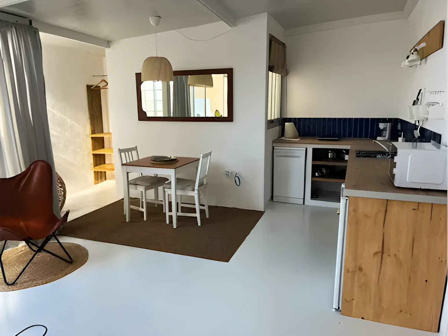Salón, comedor y cocina abierta